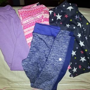 3 active pants plus 1 pj pants